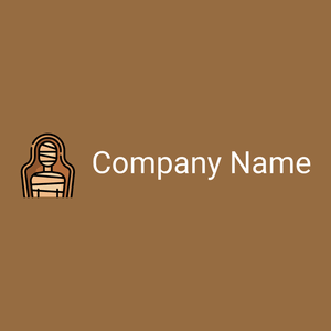 Mummy logo on a Sepia background - Abstrato