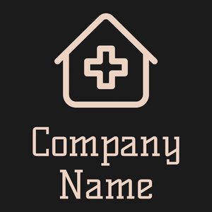 Hospital logo on a Melanzane background - Medical & Farmacia