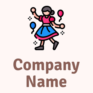 Fiestas patrias logo on a Snow background - Reise & Hotel