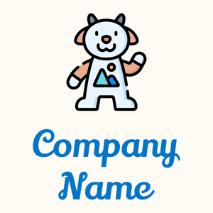 Mascot on a Floral White background - Animaux & Animaux de compagnie