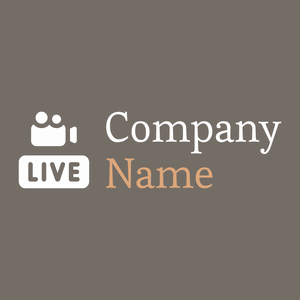 Live logo on a Ironside Grey background - Comunicaciones