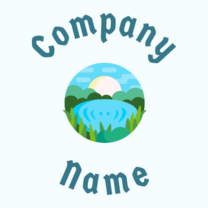 Pond logo on a Azure background - Environnement & Écologie