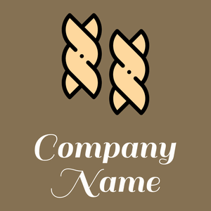 Fusilli logo on a Shadow background - Comida & Bebida