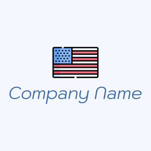 United states of america on a Alice Blue background - Abstrait