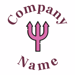 Trident logo on a White background - Religión