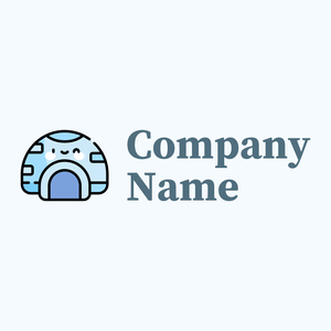 Igloo logo on a Alice Blue background - Spelletjes & Recreatie