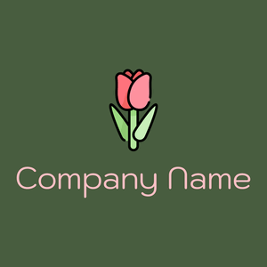 Tulip logo on a Tom Thumb background - Environnement & Écologie
