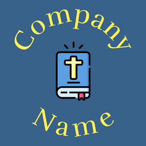 Bible logo on a Astral background - Religieus
