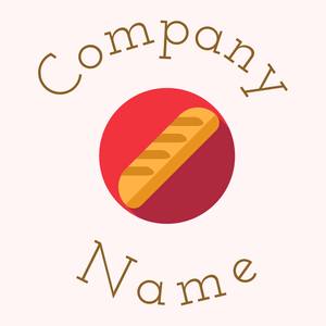 Baguette logo on a Snow background - Essen & Trinken