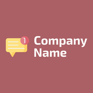 Chat logo on a Coral Tree background - Communicações