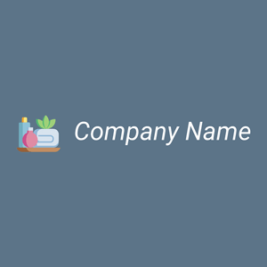 Massage logo on a Waikawa Grey background - Spa & Estética