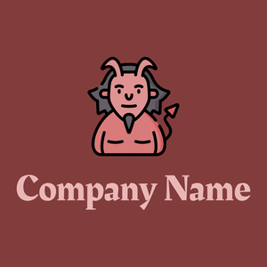 Demon logo on a Stiletto background - Religious