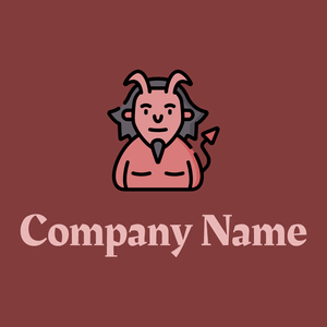Demon logo on a Stiletto background - Religión