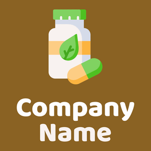 Medicine logo on a Afghan Tan background - Fiori