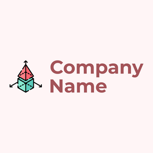 Geometry logo on a Snow background - Abstrakt