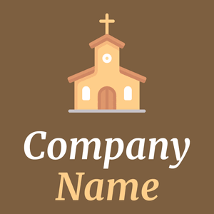 Chapel on a Dark Wood background - Religión