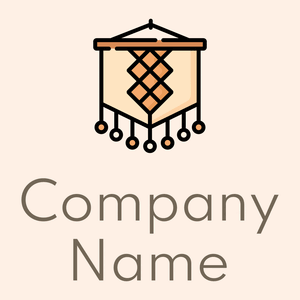 Macrame logo on a Seashell background - Arte & Intrattenimento
