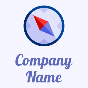 Pale Cornflower Blue Compass on a Ghost White background - Technologie