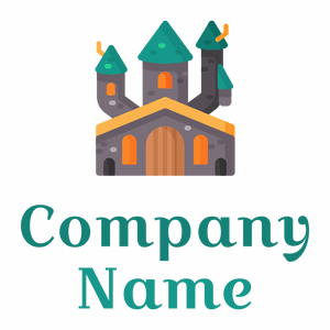 Haunted house logo on a White background - Architettura