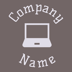 Laptop logo on a Dim Gray background - Negócios & Consultoria