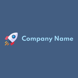 Shuttle logo on a Wedgewood background - Abstrato