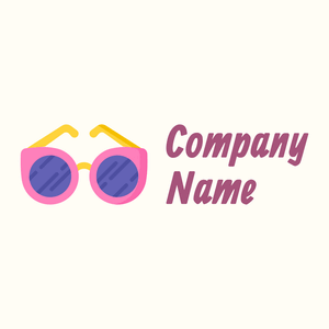 Neon Pink Sunglasses on a Floral White background - Mode & Beauté