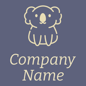 Koala logo on a Comet background - Animaux & Animaux de compagnie