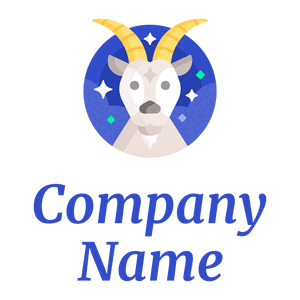 Capricorn logo on a White background - Abstrato