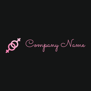 Lesbian logo on a Nero background - Citas