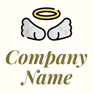 Wings on a Floral White background - Religieus
