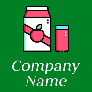 Apple juice on a Green background - Eten & Drinken