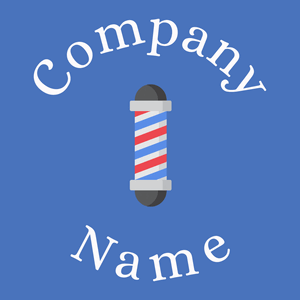 Iron Barber shop on a Steel Blue background - Moda & Belleza
