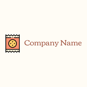 Atomic Tangerine Biscuit on a Floral White background - Essen & Trinken