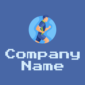 Running logo on a Mariner background - Esportes