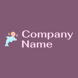 Light Cyan Dolphin on a Trendy Pink background - Tiere & Haustiere