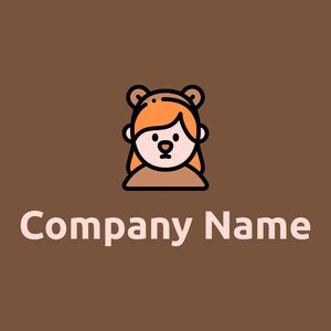 Bear logo on a Old Copper background - Unterhaltung & Kunst