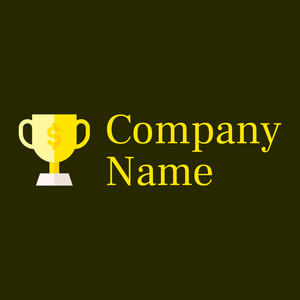 Trophy on a Dark Green background - Abstrait