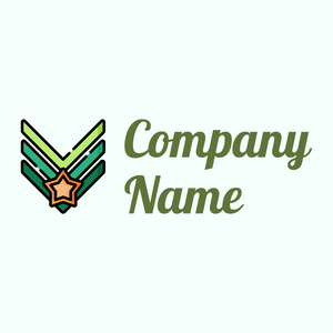 Military logo on a Mint Cream background - Autos & Fahrzeuge