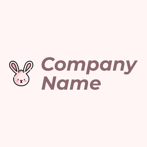 Hare logo on a Snow background - Tiere & Haustiere
