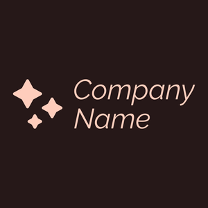Star logo on a Wood Bark background - Abstrait