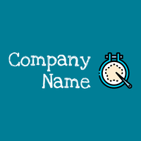 Embroider logo on a Eastern Blue background - Arte & Intrattenimento