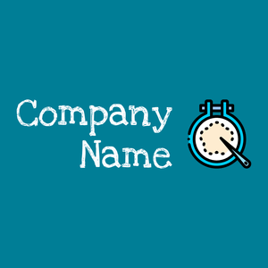 Embroider logo on a Eastern Blue background - Arte & Intrattenimento