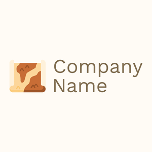Map logo on a Floral White background - Autos & Fahrzeuge