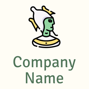 Osiris logo on a Floral White background - Religiosidade