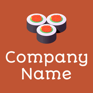 Sushi logo on a Trinidad background - Alimentos & Bebidas