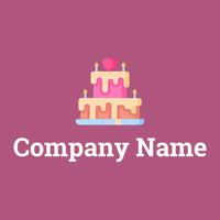 Banana Mania Wedding cake on a Royal Heath background - Alimentos & Bebidas