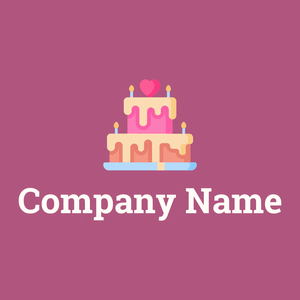 Banana Mania Wedding cake on a Royal Heath background - Alimentos & Bebidas