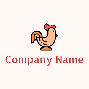 Rooster logo on a Seashell background - Sommario