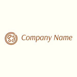 Bacteria logo on a Ivory background - Medicina & Farmacia