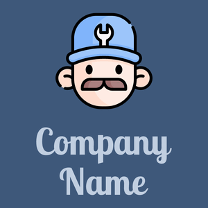 Plumber logo on a Chambray background - Entreprise & Consultant